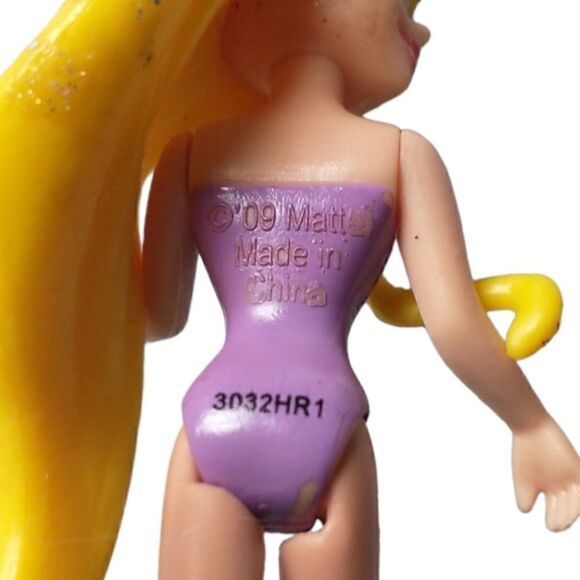 Magiclip Polly Pocket Tangled Rapunzel Doll Only Disney Princess Magic Clip Nude - Picture 10 of 16